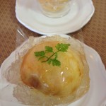 桃のケーキ