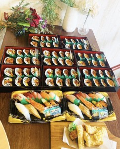 ろくのお寿司をテイクアウト