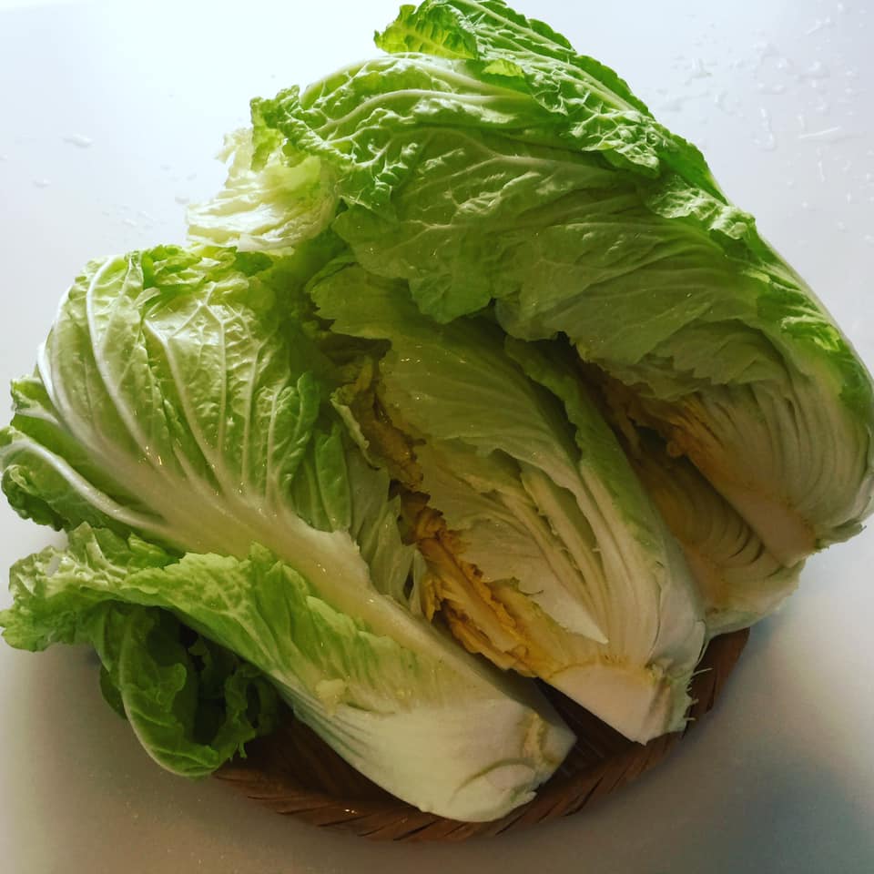 海苔とこれで白いご飯を巻くのが最高の朝食！白菜漬け作り☆