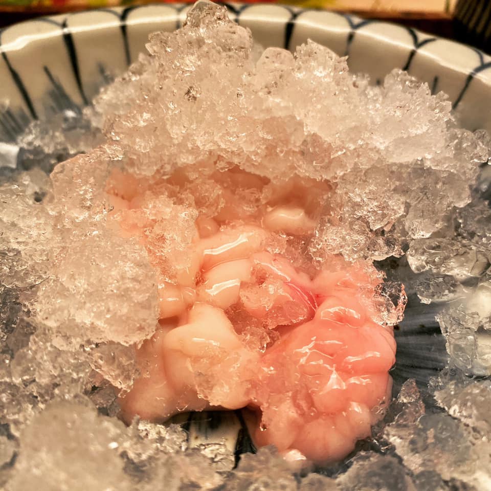 晩秋の京都 緒方その２・これはセクシー鱈の白子を生で食すと…