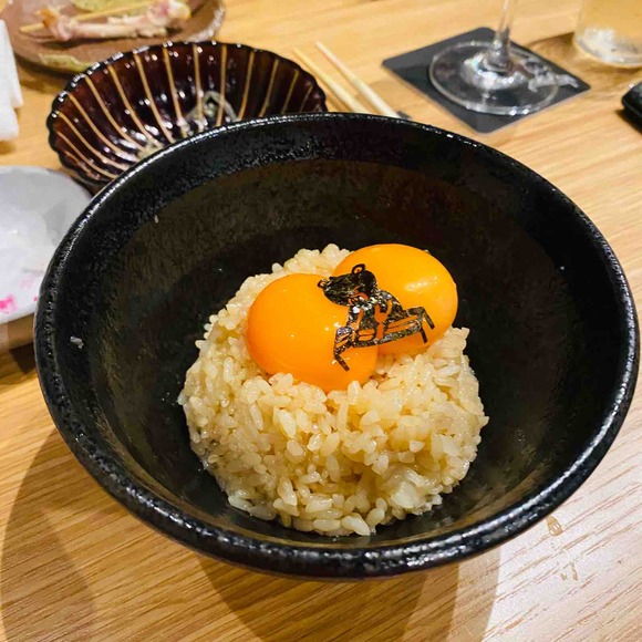 やっぱりココのたまごかけご飯TKGは濃厚～♬＠熊の焼鳥 名古屋