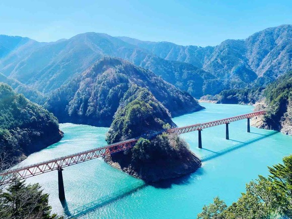 静岡で絶景と言えばココ‼️大井川本線「奥大井湖上駅」へ
