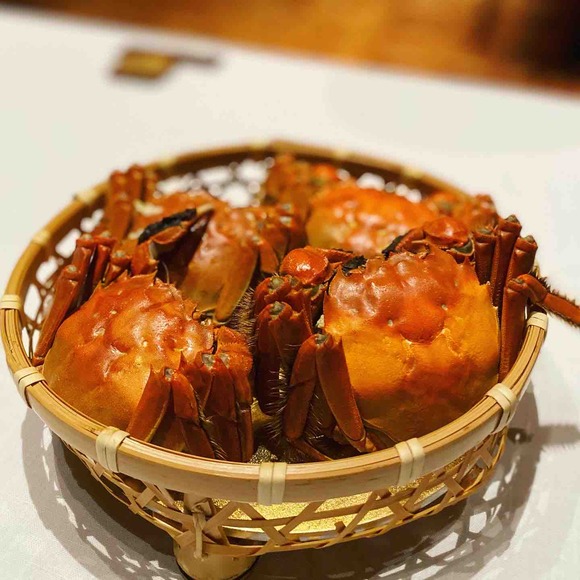 上海蟹の季節が来た〜！ご褒美ご飯を名駅「麗穂」で