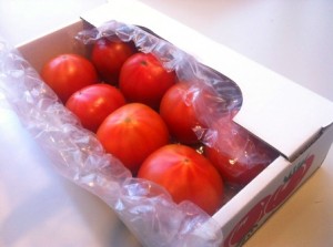 石山農園さんの完熟トマト